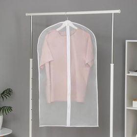 Чехол для одежды плотный, 60*100 см, цвет белый
