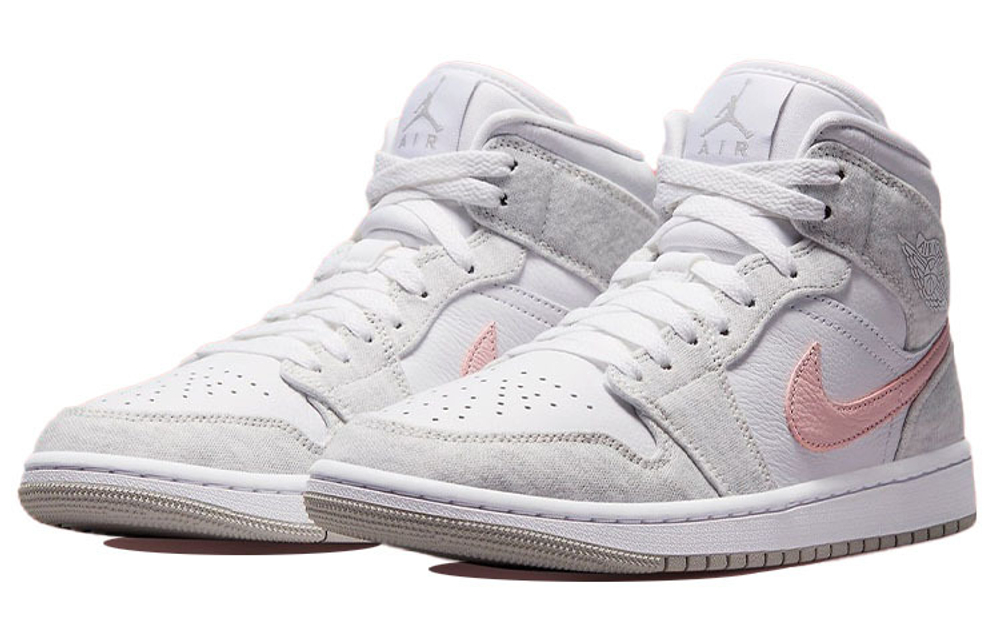 Кроссовки Jordan Air Jordan 1 Mid Se "Light Iron Ore" (Женская размерная сетка)