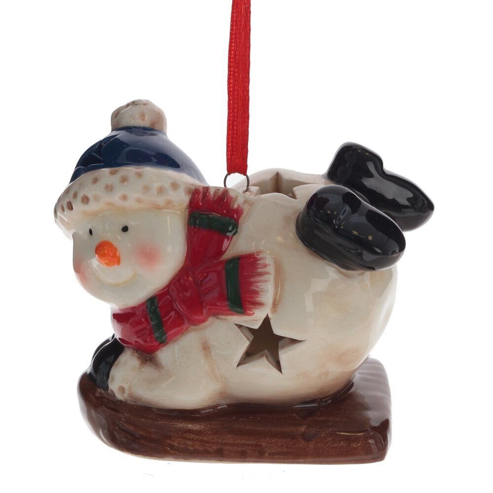 GAEM Украшение новогоднее "Снеговик" с подсветкой 2, L7 W5 H7 см, 2в.