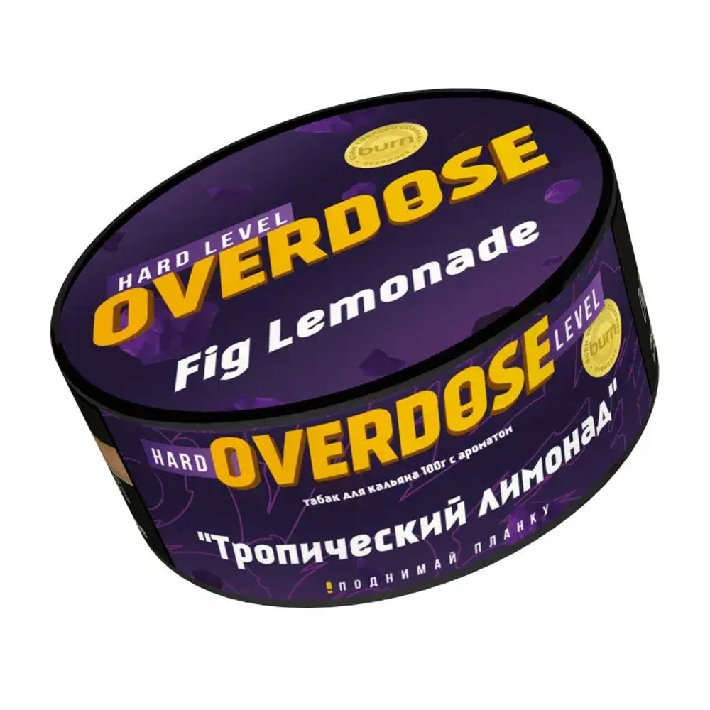 М. Табак для кальяна Overdose Fig Lemonade (Тропический лимонад), 100г.