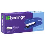 Степлер №24, Berlingo 3101, до 30л, пластиковый корпус, ассорти, 1шт