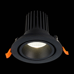 ST705.438.10 Св-к встр. Черный LED 1*10W 3000K 750Lm Ra&gt;90 38° IP20 D102xH85 170-240V