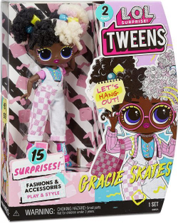 Кукла Лол Твинс L. O. L. Surprise! Tweens  Gracie Skates Fashion Doll