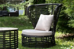 "Парма" кофейный комплект из искусственного ротанга, цвет бронзовый