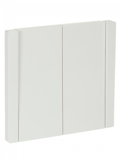 FORTE&PIANO Выключатель 2-клавишный 10А FP205 белый IEK