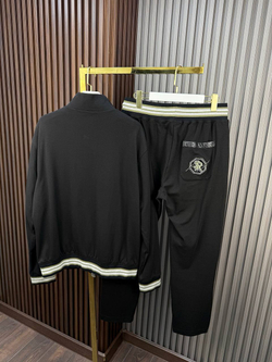 Спортивный костюм Stefano Ricci со вставками кожи крокодила