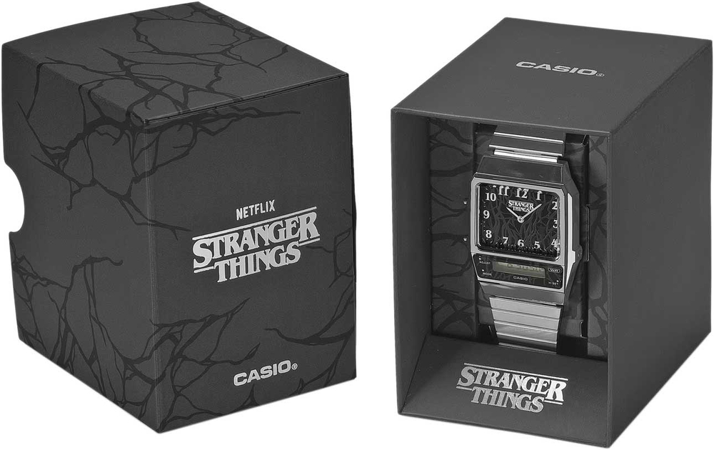 Лимитированные наручные часы Casio x Stranger Things Vintage AQ-800EST-1A