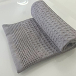 Полотенце вафельное 38*60см «Waffle» плотность 270гр/м, цвет серый 10330