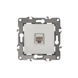 Розетка ЭРА Серия 12 12-3107-02 информационная RJ45 IP20 слоновая кость