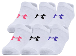 Теннисные носки Under Armour Girls' UA Essentials No Show 6Pack - белый