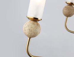 Ambrella Люстра на штанге с мрамором Ceramo Modern LH53251