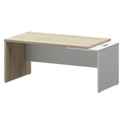 Стол руководителя правый KZ-18R Кронберг/Белый 1800x900x750 Кортез