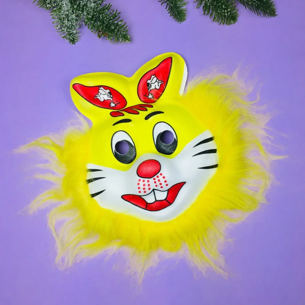 Маска «Заяц» с мехом