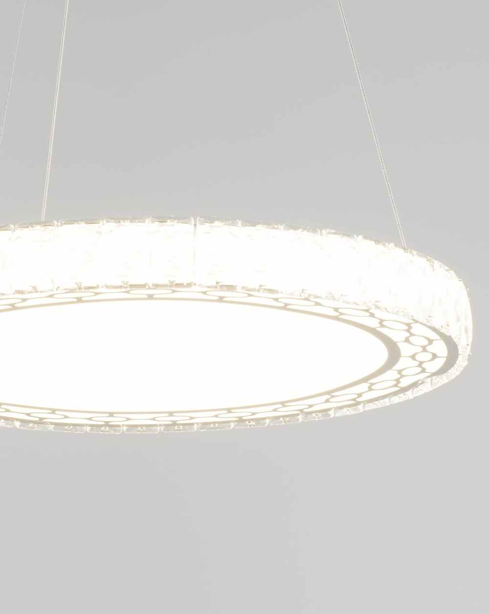 Светодиодная подвесная люстра Moderli V1600-PL Ice