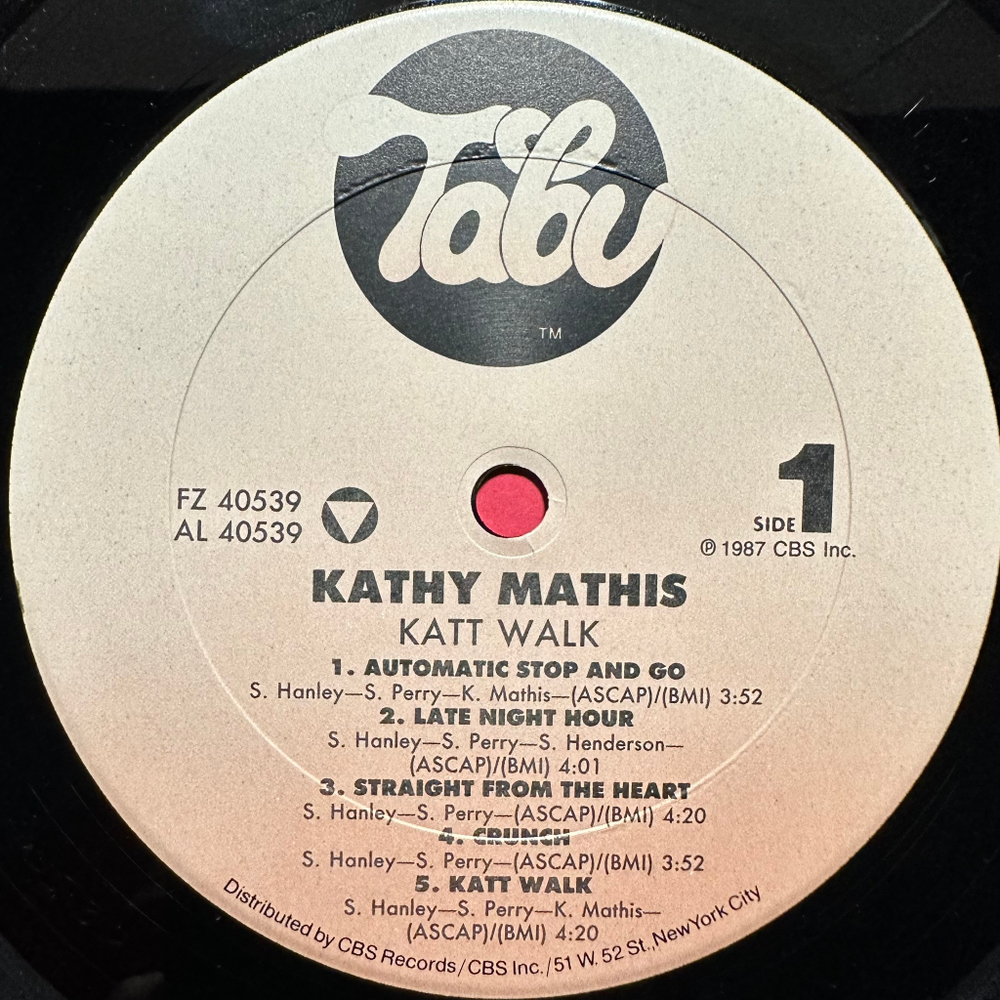 Kathy Mathis - Katt Walk (США 1987г.)