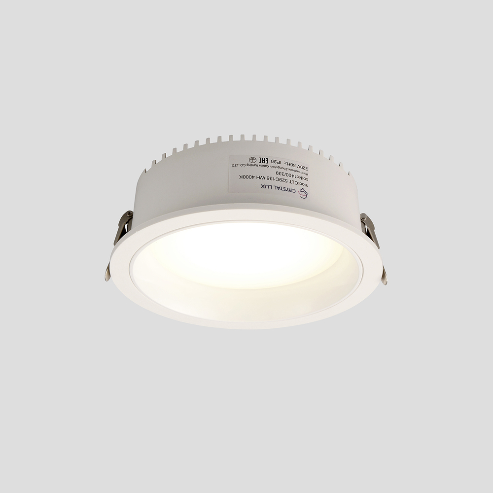 Встраиваемый светодиодный светильник Crystal Lux CLT 529C135 WH 4000K
