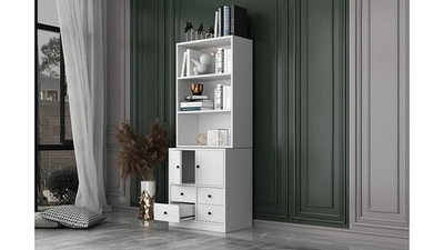 Книжный стеллаж Билли Айден 9 IКЕА Белый Фасадный 0101 65*40*167 см, Белый   Фиеста