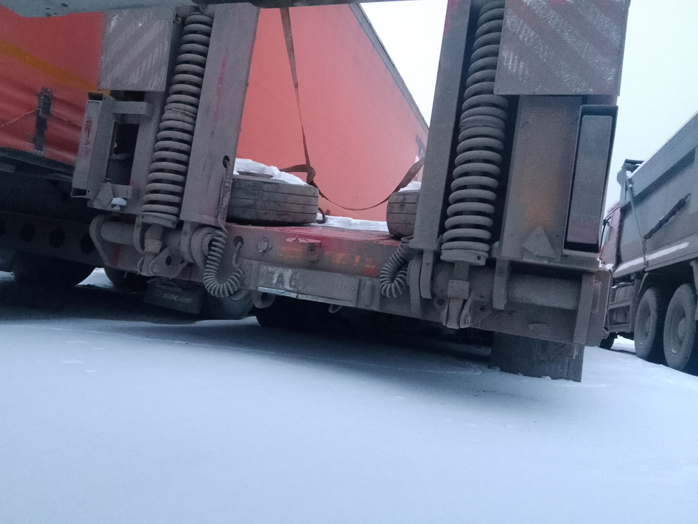 Политранс 94184* Полуприцеп тяжеловоз 4 оси 94184-010 (Не раздвижной)