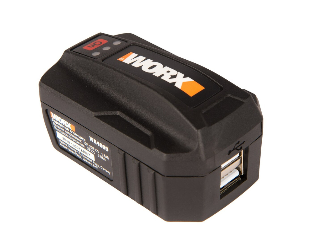 USB адаптер Powerbank для аккумуляторов WORX WA4009 POWERSHARE