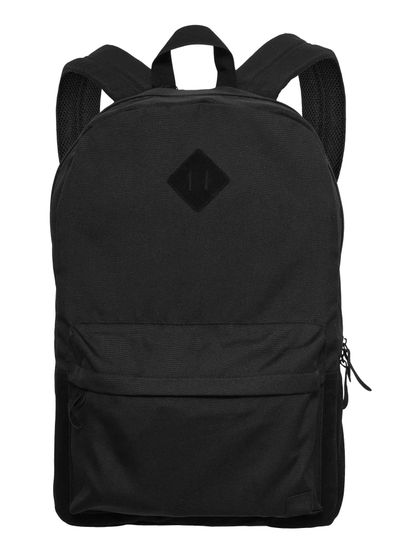 Рюкзак URBAN CLASSICS Leather Imitation Backpack Black/Black