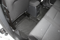 Коврики Standard, в салон VOLKSWAGEN Caddy, 2015- , 4 шт. (полиуретан, чёрные) Element.CARVLK00003