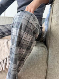 Пижама мужская с брюками Ковбой (серый)