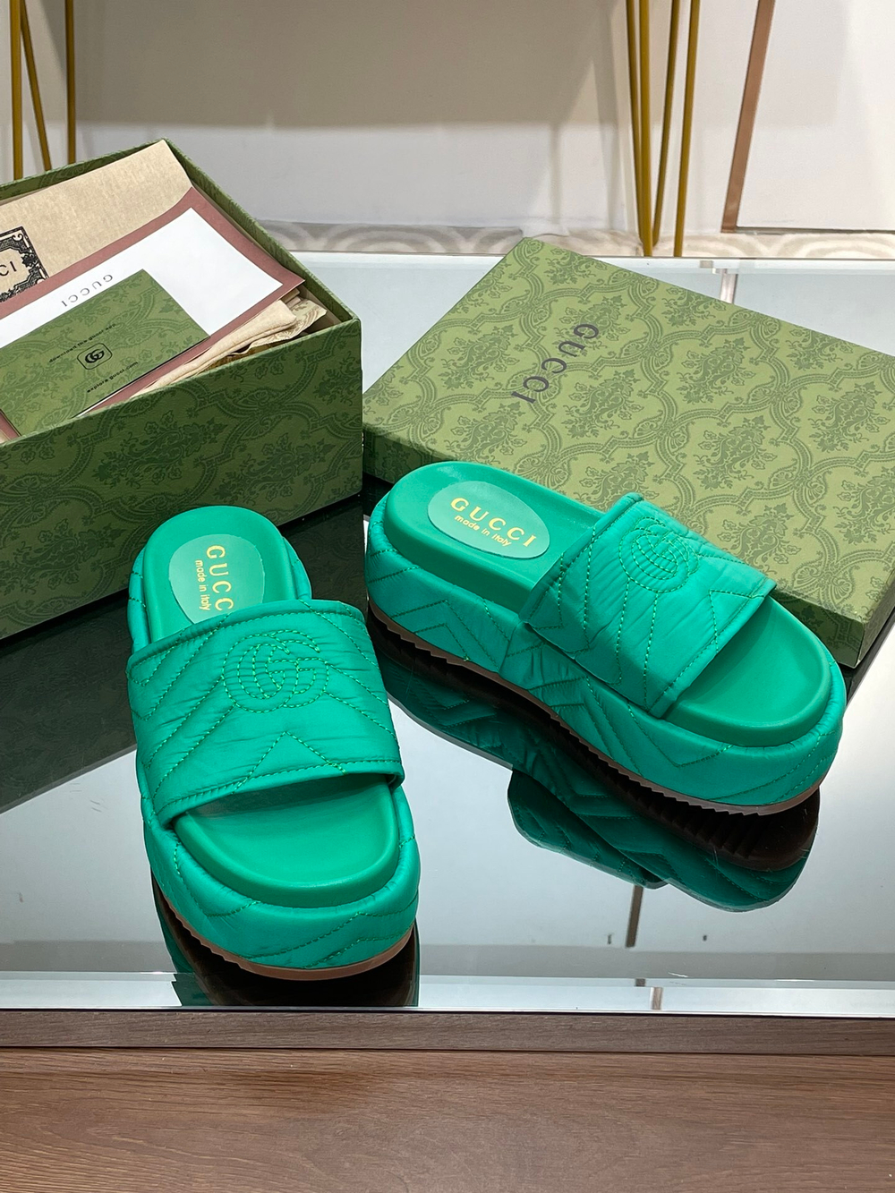Gucci Platform Slide Sandal