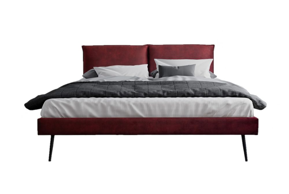 Кровать Сильвия 1,6 Бордо