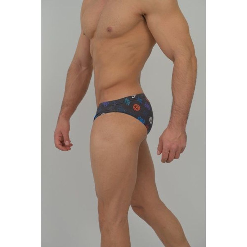 Мужские слипы черные Boefje VB-43665