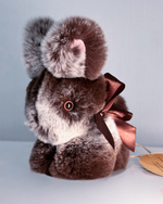 Кролик Тоша маленький (коричневый с белым) - уникальный окрас