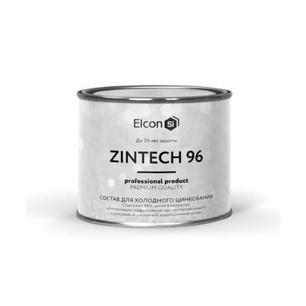 Состав для холодного цинкования Elcon Zintech 96, 1 кг, серый