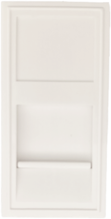 Розетка DEC RJ45 UTP кат.6a,  1мод.,  бел. (22.5х45мм)