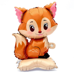 Воздушный шар «Лисичка», на подставке, воздух 40 см