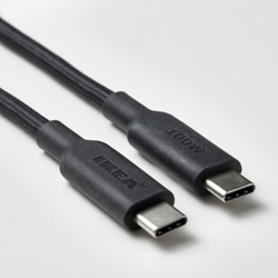 IKEA RUNDHULT  (ИКЕА РУНДХУЛТ)  -  USB-C - USB-C, темно-серый, 1,5 м/100 Вт