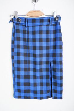 Юбка Bershka в яркую клетку, маркировка S, визуально 44 размер