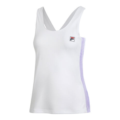 Женская теннисная майка Fila Sera Tank Top Women - White, Lilac
