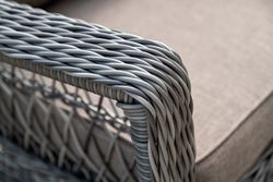 "Гранд Латте" лаунж-зона из искусственного ротанга, цвет графит