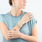 Колье Coeur de Lion Turquoise 4020/10-0600