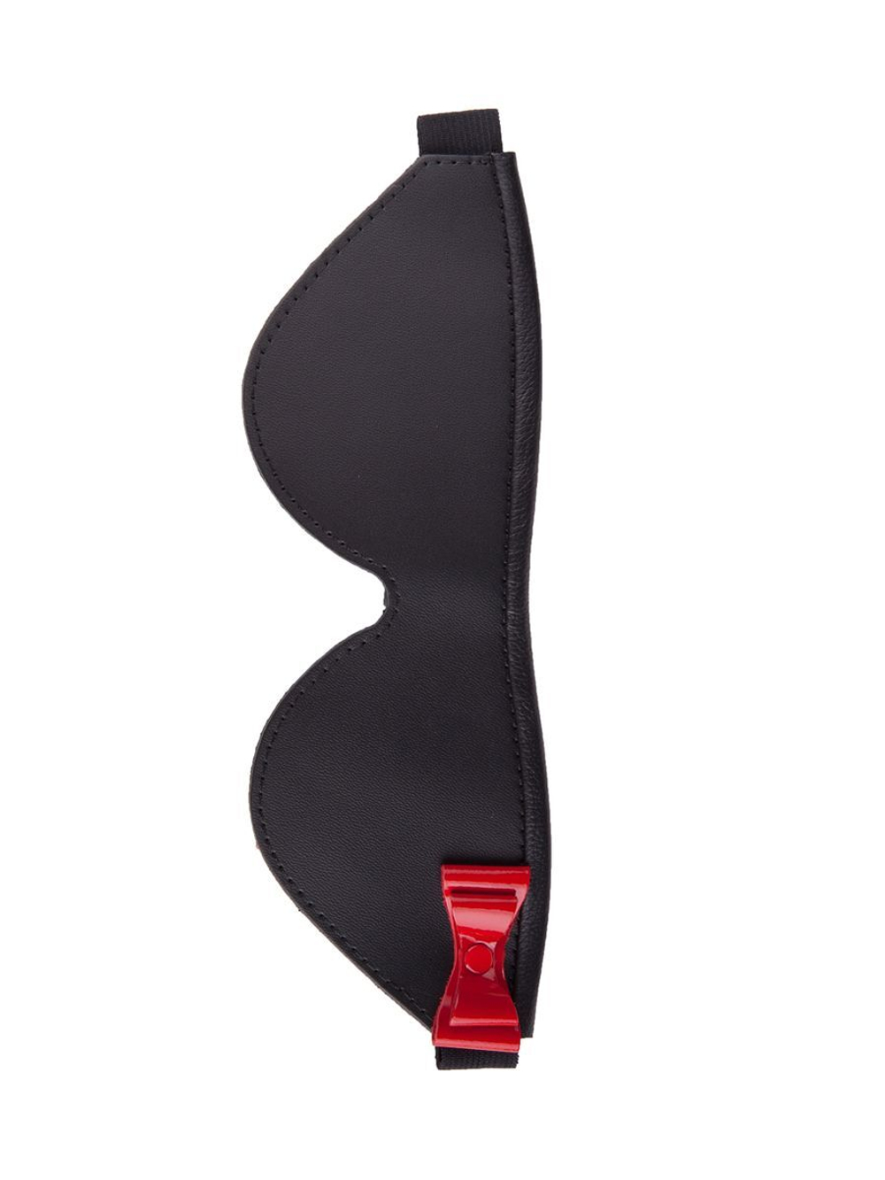 Маска на глаза с декоративным красным бантом (Цвет: черный с красным)