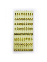 Мормышка металлическая паяная №48 (набор), Au, 80шт