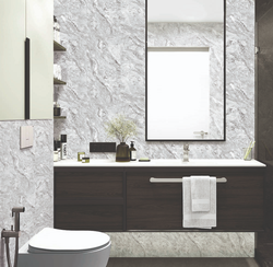 Панель ПВХ термопечать 672 Мрамор Азур 2700х250 мм