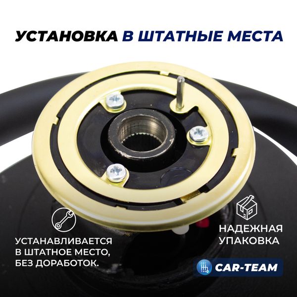 Руль в стиле Приора 2 в сборе адаптированный на ВАЗ 2113, 2114, 2115