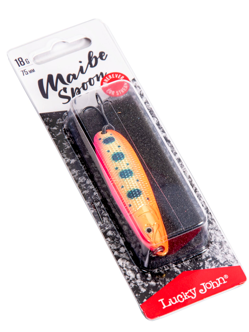 Блесна Lucky John Maibe Spoon 75 мм, 18 г, цвет 013