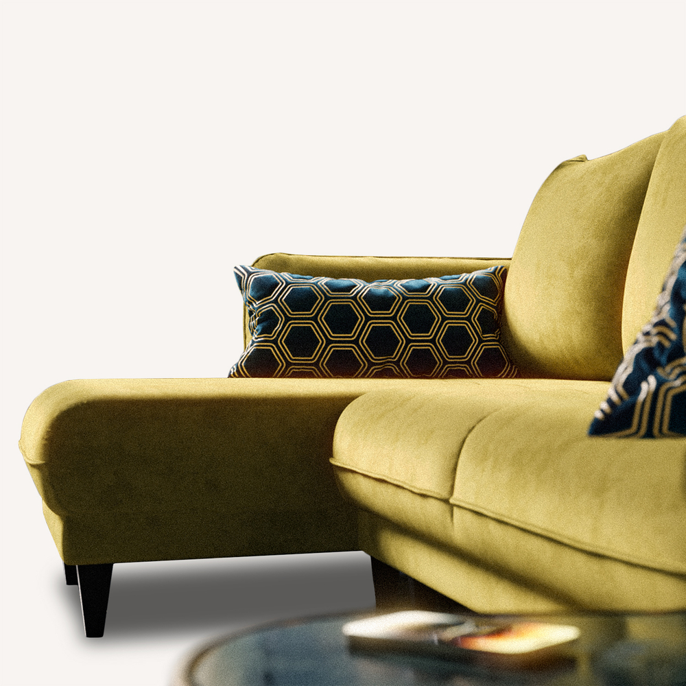 Угловой диван "Верона" с оттоманкой