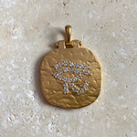 Подвеска EYE OF HORUS позолота с Топазом