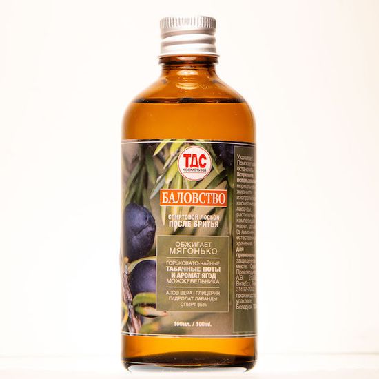 Спиртовой лосьон после бритья ТДС "Баловство" 100мл