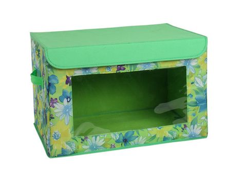 Органайзер для хранения цветы на зеленом