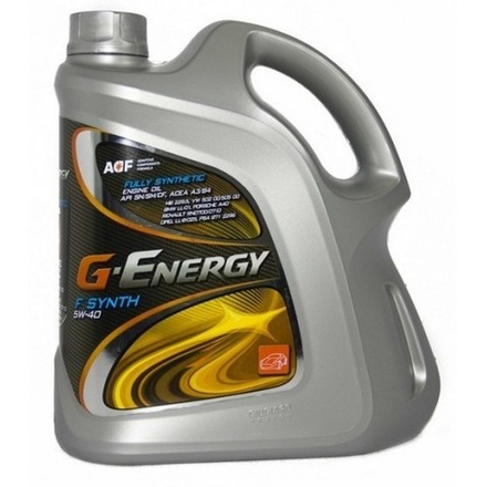 Моторное масло G-Energy F Synth 5w40 SM/CF 4л синтетика