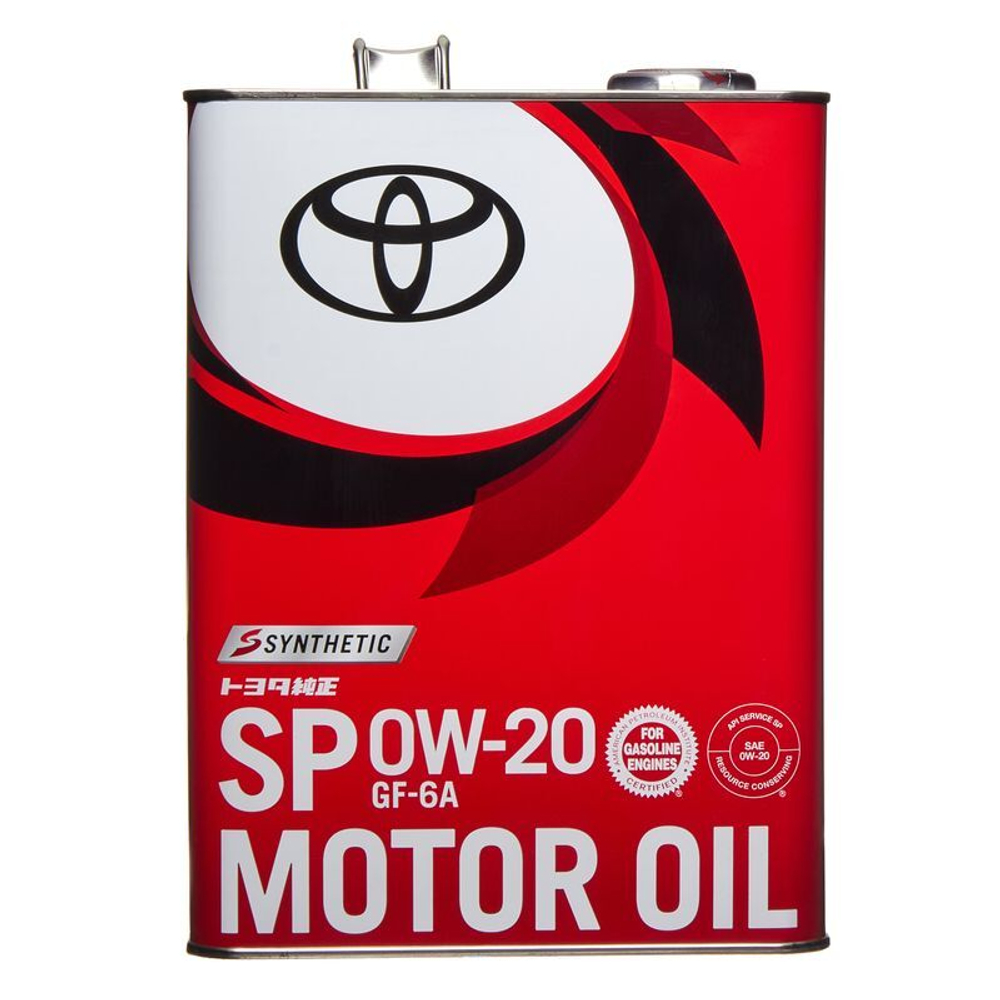 08880-13205 Жидкость Масло моторное Toyota 0W20 API SP GF-6A 4L