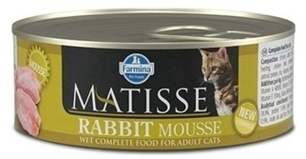Farmina Matisse 85г конс. Rabbit Mousse Влажный корм для кошек Кролик